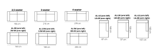 Nr. 10 / Sofa oder Ecke / in Stoff oder Leder / ab 2470 €